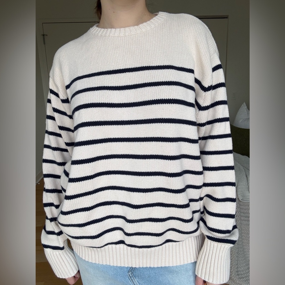 Brandy Melville Cream Knit Sweater